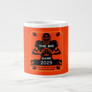 Football Game Fan TV Watch Party Large Coffee Mug