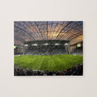 Football game, Forsyth Barr Stadium, Dunedin