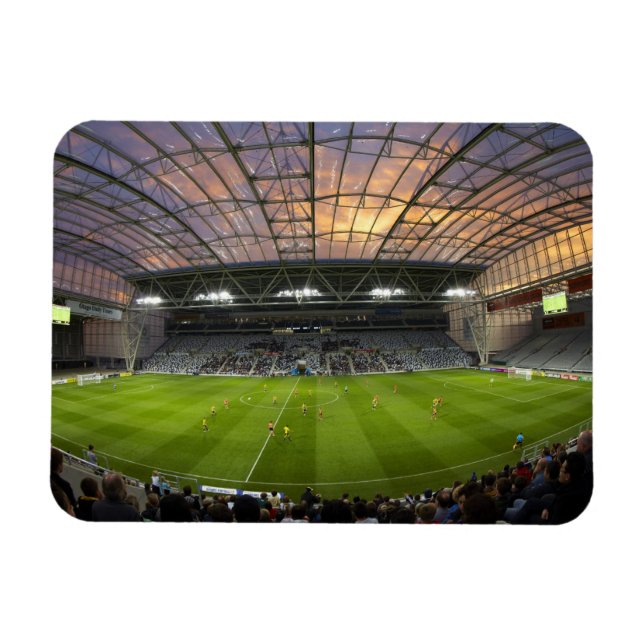 Football game, Forsyth Barr Stadium, Dunedin Magnet (Horizontal)