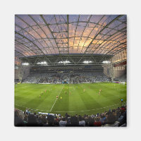 Football game, Forsyth Barr Stadium, Dunedin