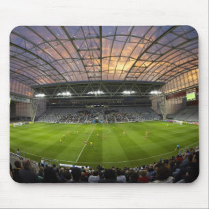 Football game, Forsyth Barr Stadium, Dunedin Mouse Mat