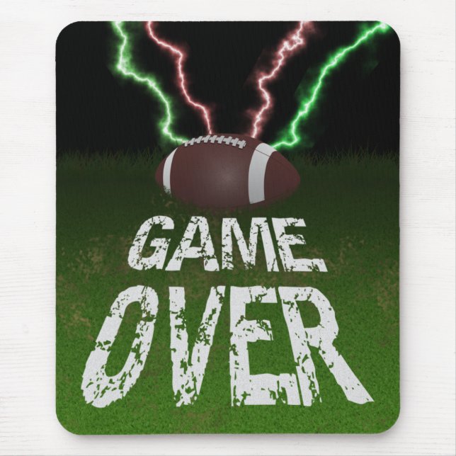 Football - Game Over Mouse Mat (Front)