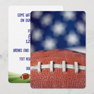Football Game Party Invitation