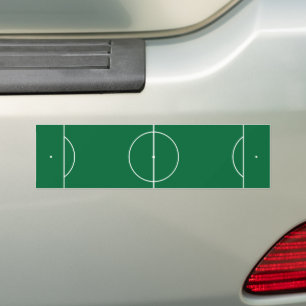 Football game stadium bumper sticker