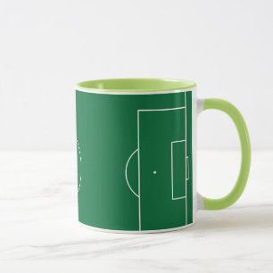 Football game stadium mug