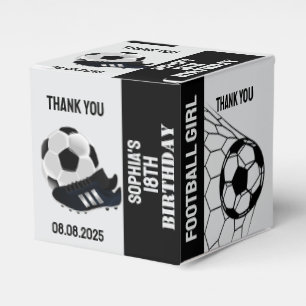 Football Girl, Football Player Gift, Birthday Favo Favour Box