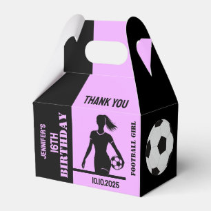 Football Girl, Football Player Gift, Birthday Favo Favour Box