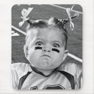 Football Girl Mouse Mat