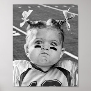 Football Girl Poster