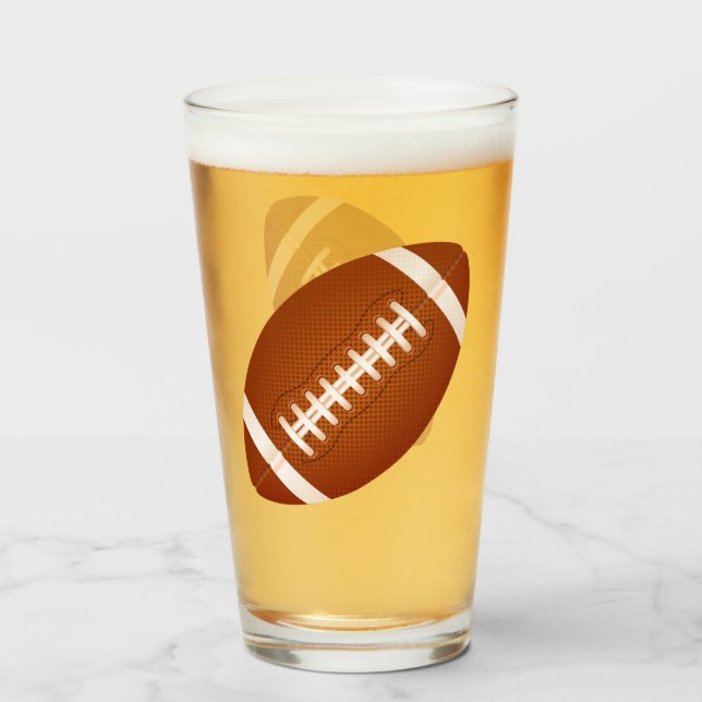 Football Glass (Front Filled)