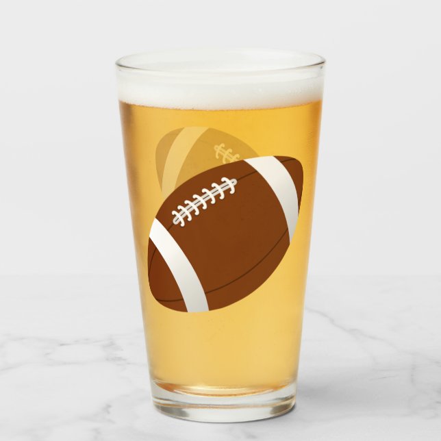 Football Glass (Back Filled)