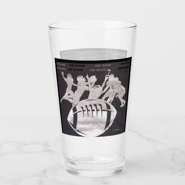 FOOTBALL GLASS CUP (Front)