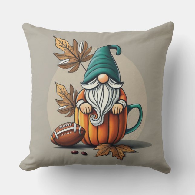 Football gnome pillow (Front)