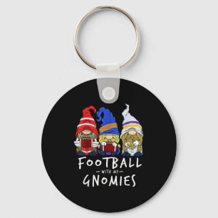 Football Gnomes Football With My Gnomies For Boys Key Ring