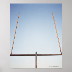Football goal post poster