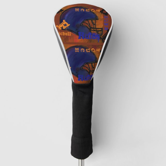 FOOTBALL GOLF HEAD COVER (Front)