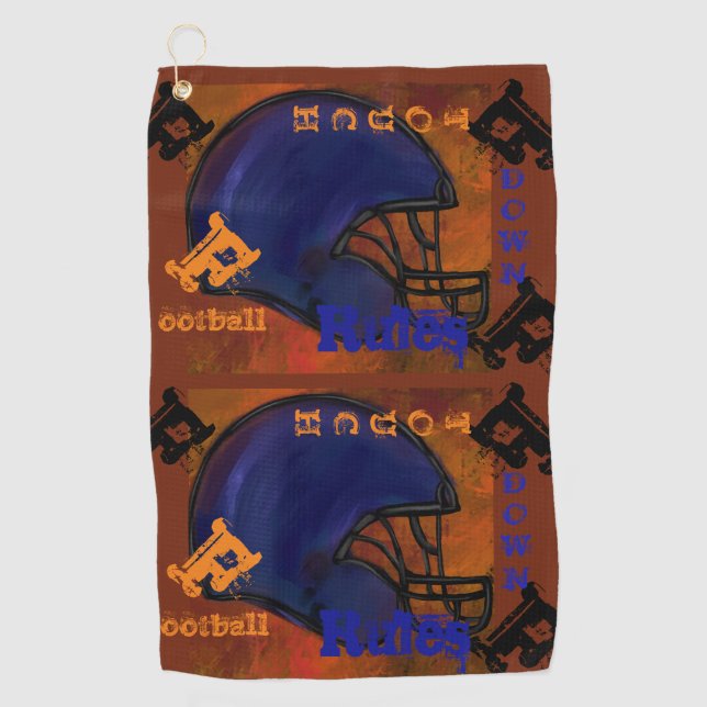 FOOTBALL GOLF TOWEL (Front)