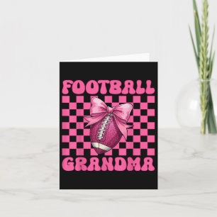 Football Grandma American Football Nana Coquette B Card