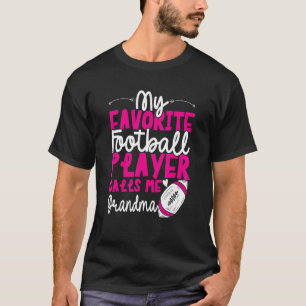 Football Grandma of Football Player Football Grand T-Shirt