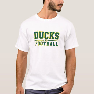 Football Green and Yellow Classic Text T-Shirt