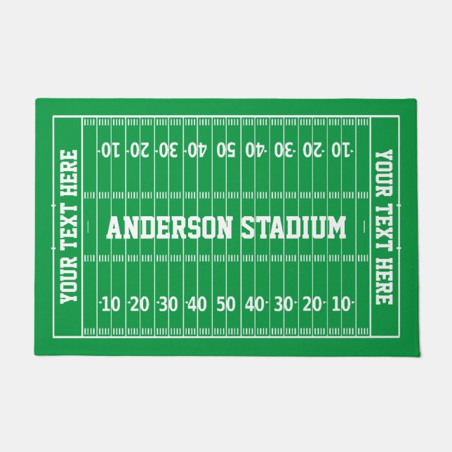 Football Gridiron Doormat (Front)