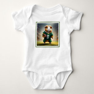 Football Guinea Pig, Baby Bodysuit