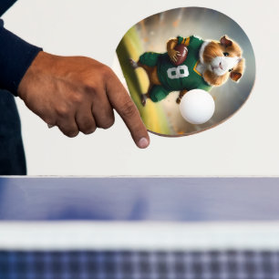 Football Guinea Pig,  Ping Pong Paddle