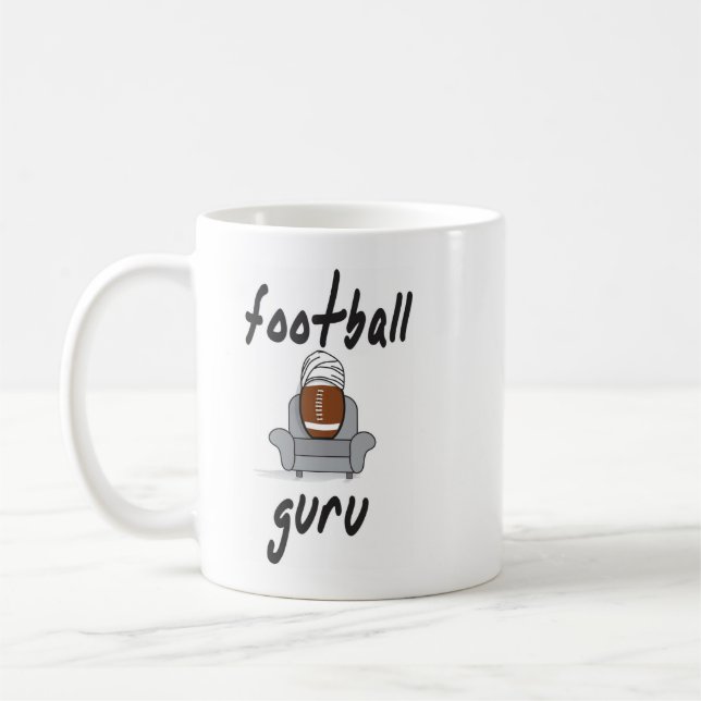Football guru coffee mug (Left)