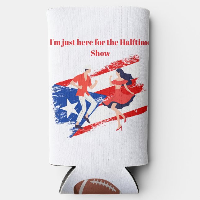 Football Halftime Seltzer Can Cooler (Front)