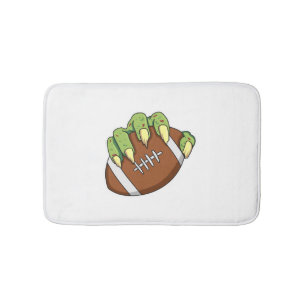 Football Halloween Design for a Football Fan Bath Mat
