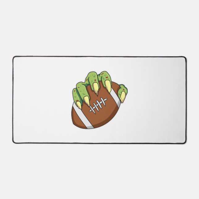 Football Halloween Design for a Football Fan Desk Mat (Front)