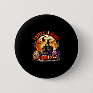 Football halloween squad three horror equipment 6 cm round badge