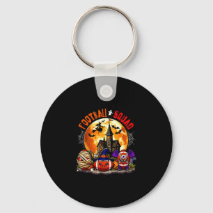 Football halloween squad three horror equipment key ring