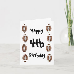 Football Happy Birtday, add details Card
