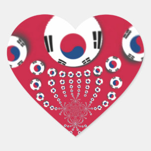 Football. Heart Sticker