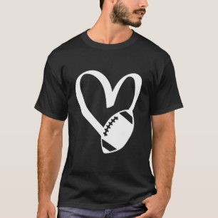 Football Heart T-Shirt