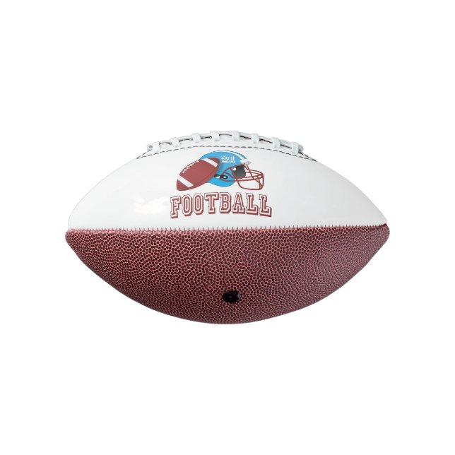 Football helmet and ball (Rotated 270)