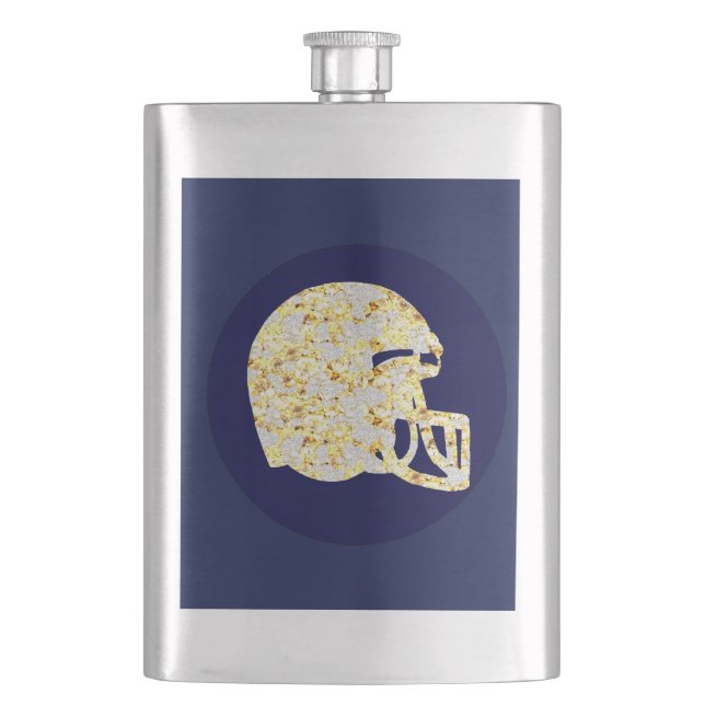 FOOTBALL HELMET HIP FLASK (Front)