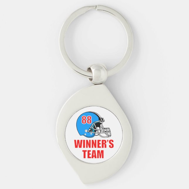 Football helmet key ring (Front)