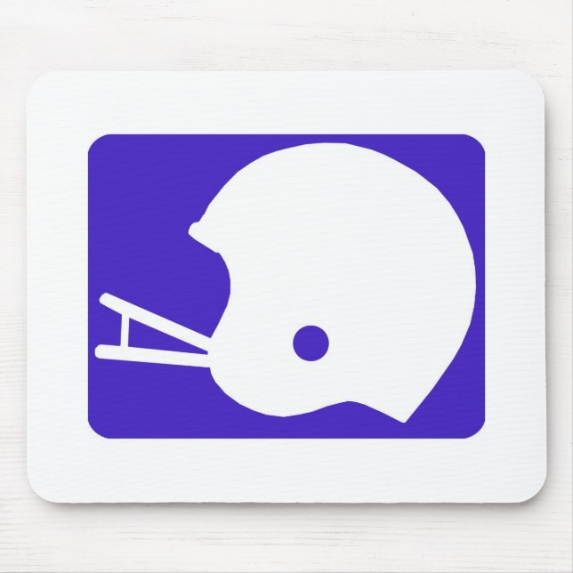 football helmet logo mouse mat (Front)
