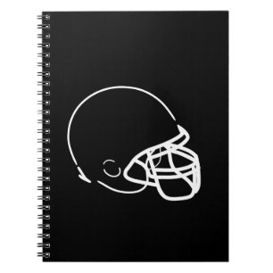 Football Helmet Notebook