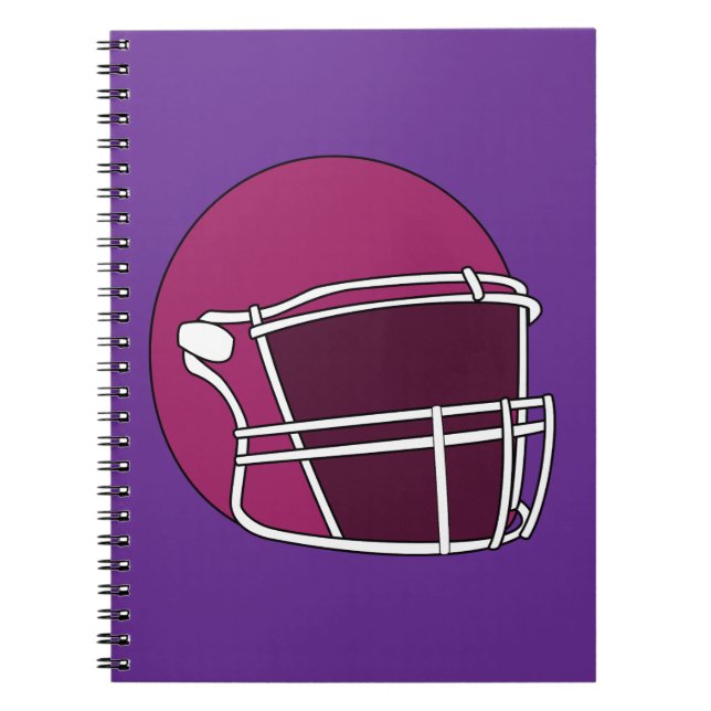 Football Helmet Notebook (Front)