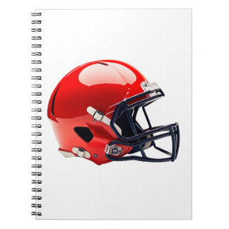 Football Helmet Notebook Cover