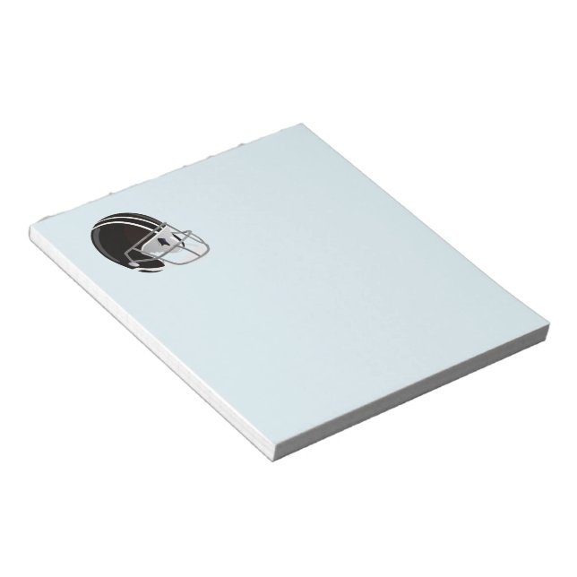 Football Helmet Notepad (Angled)