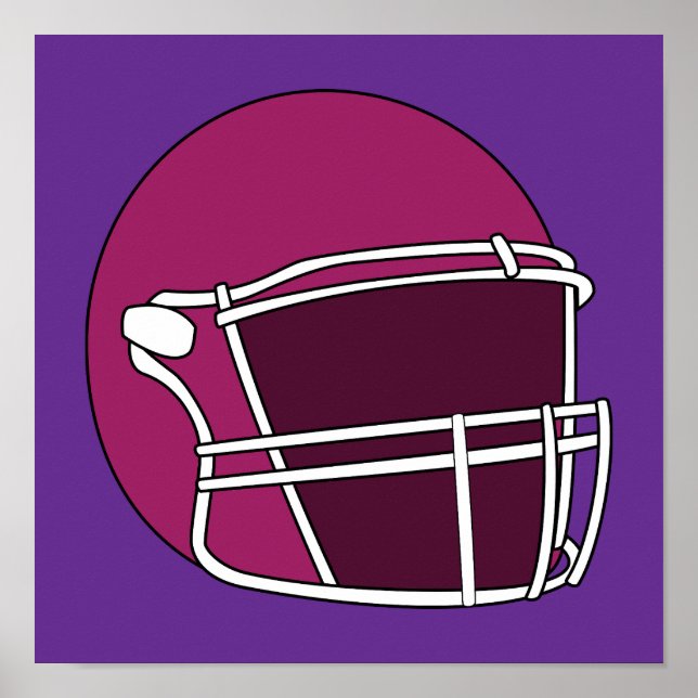 Football Helmet Poster (Front)