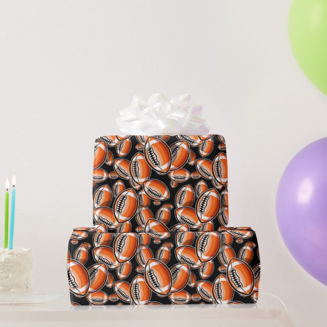 Football Holiday  Wrapping Paper (Party Gifts)