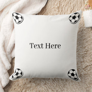 Football image Custom Text Printed Personalised Cushion