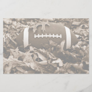 Football in Sepia Stationery