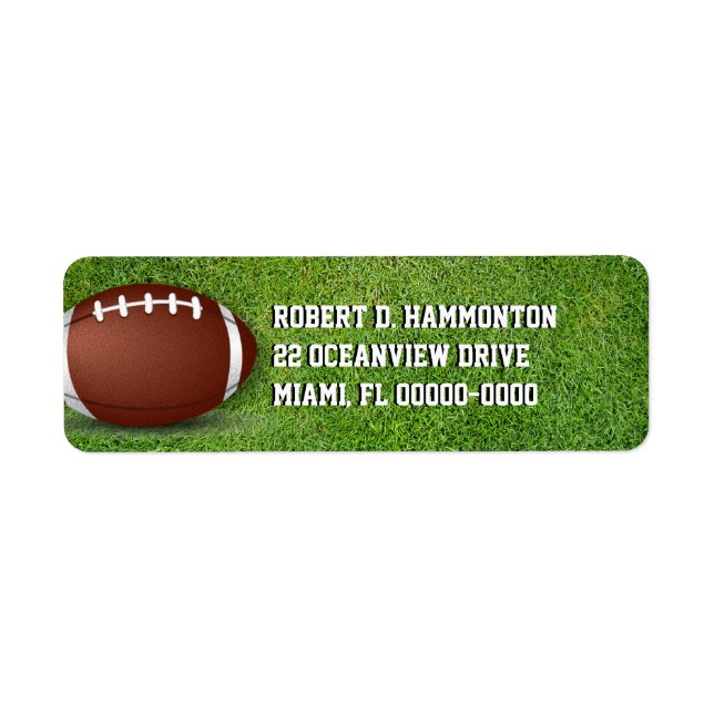 Football in the Grass (Front)