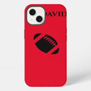 Football iPhone/iPad case with personalised name.